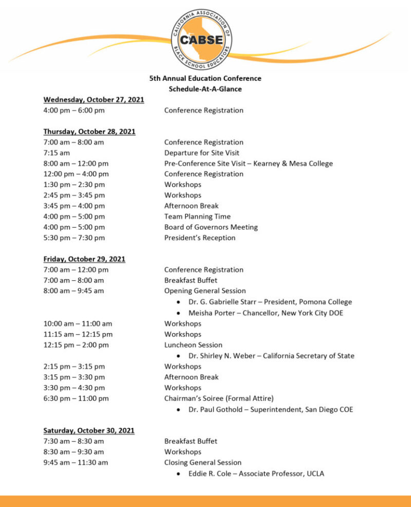 5th Annual Schedule At A Glance rev